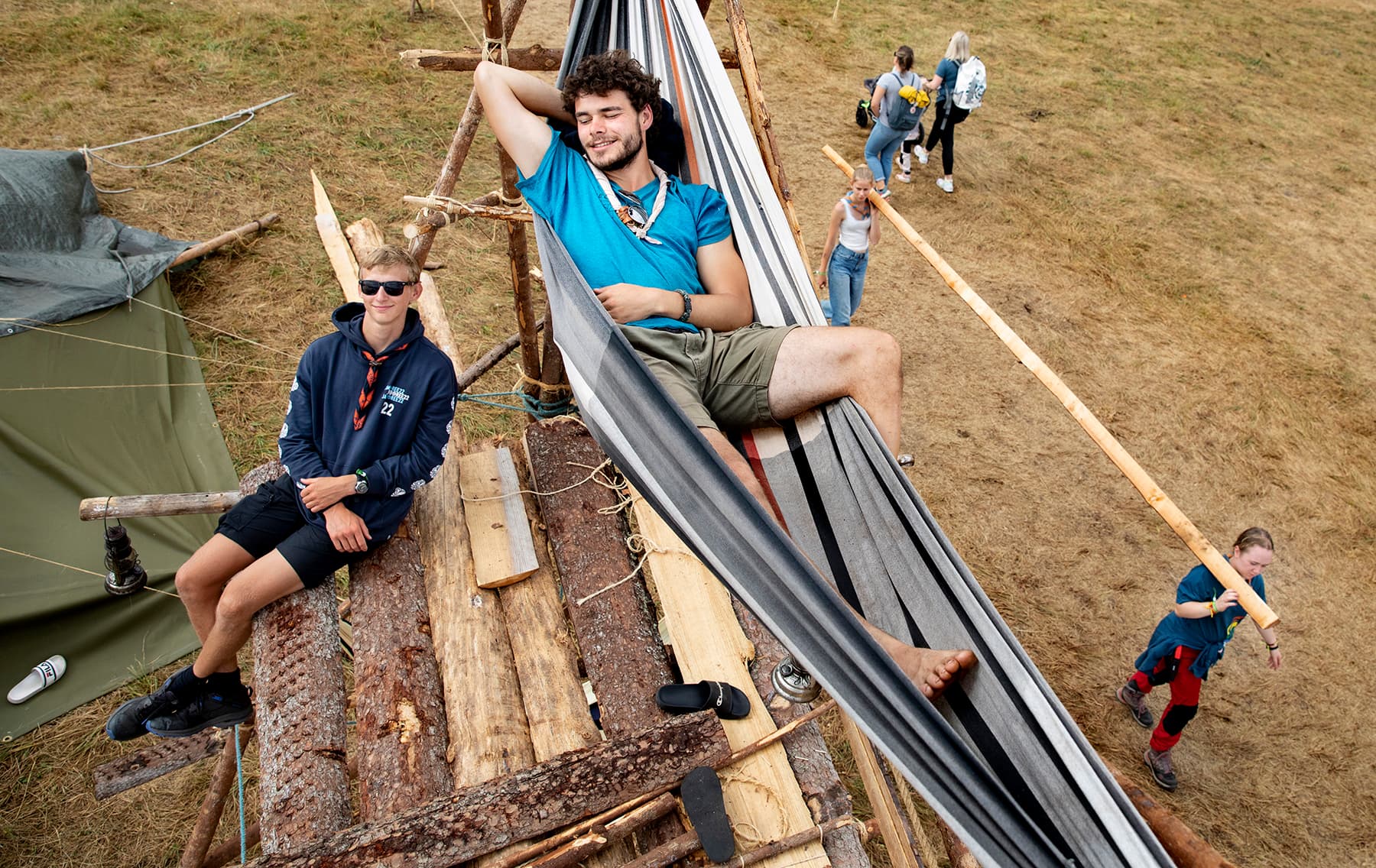 Jamboree 2022: David RingŽr frŒn BarkŒkra ScoutkŒr.